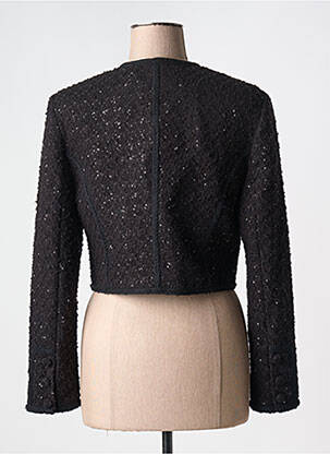 Jachete elegante guler rotund negru ROTATE femeie