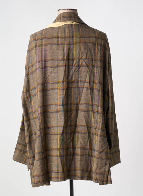 Sacou mâneci lungi maro PHISIQUE DU ROLE femme