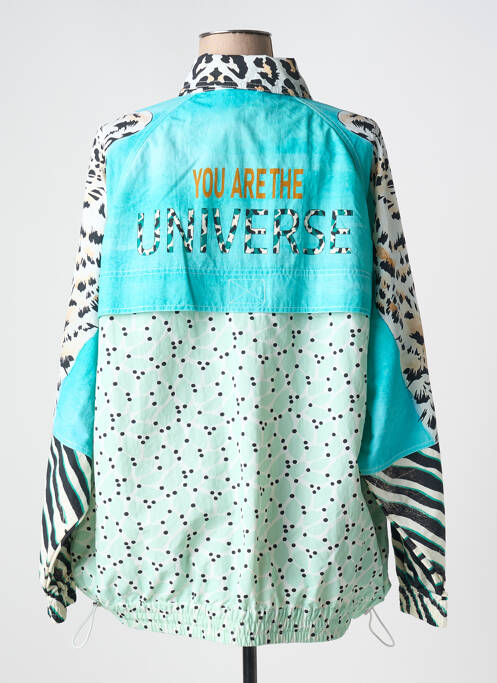 Jachetă vânt albastru ME369 femeie