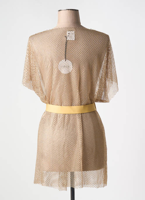 Vestă cu mâneci scurte auriu CARIOCA femeie