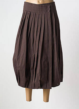 Fustă lungă maro REMAIN femeie