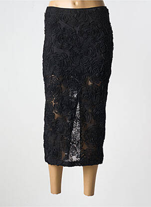 Fustă lungă negru ROTATE femeie