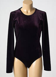 Body elasticitate mâneci lungi violet KARMA KOMA femme