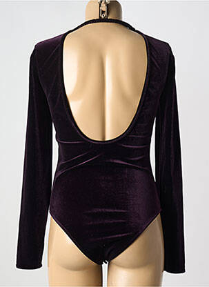 Body guler rotund mâneci lungi violet KARMA KOMA femeie