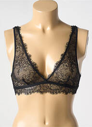 Sutien fără armatură bralete negru LOVE STORIES femeie