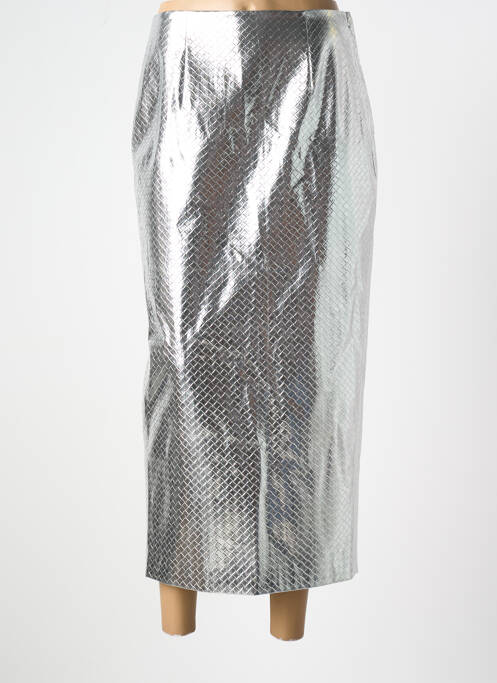 Fustă lungă argintiu ROTATE femeie