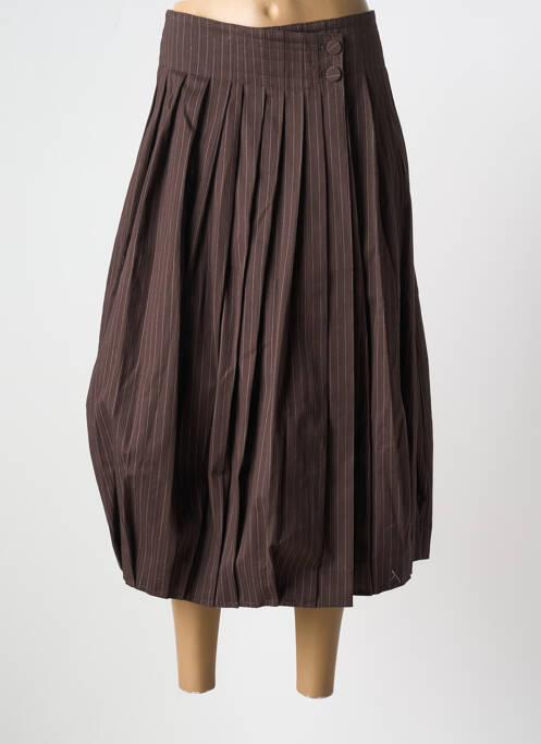 Fustă lungă maro REMAIN femeie
