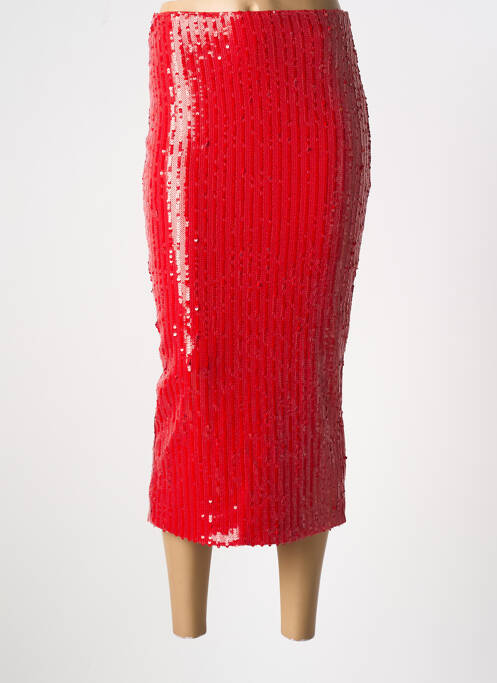 Fustă midi roșu ROTATE femeie