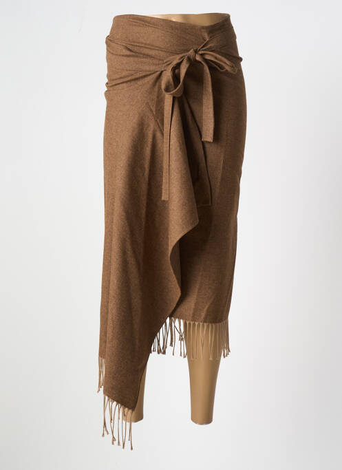 Fustă lungă maro DIEGA femeie