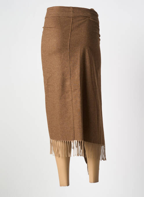 Fustă lungă maro DIEGA femeie
