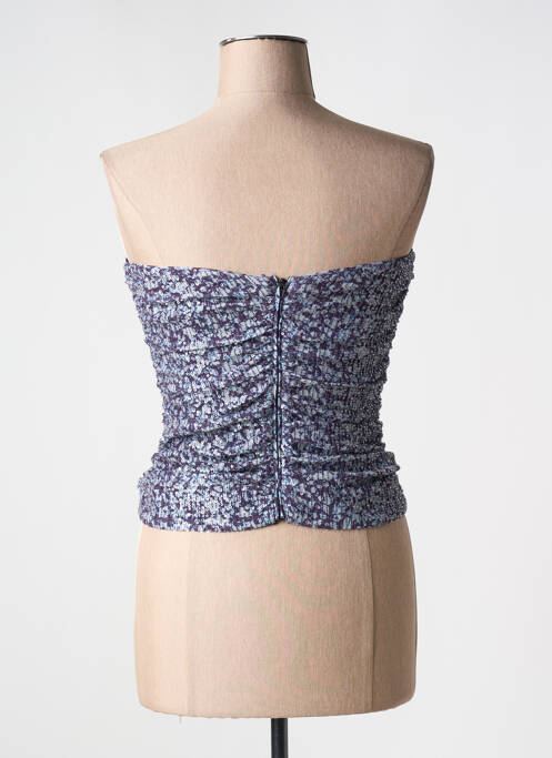 Top albastru ROTATE femeie