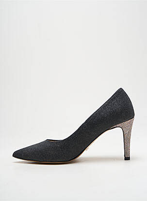 Pantofi cu toc vârf ascuțit toc de 7 la 9 cm negru CRÉATIS femeie