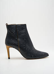 Botine/ghete vârf ascuțit toc de 7 la 9 cm negru CRÉATIS femme
