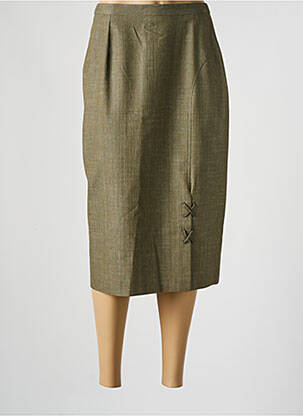 Fustă midi verde FRANCE RIVOIRE femeie