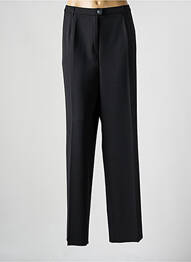 Pantalon drept țesătură crep talie înaltă negru KARTING femme