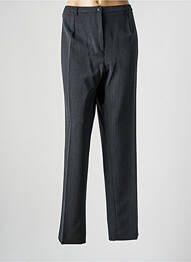 Pantalon drept talie cu cleme mărime normală gri FRANCE RIVOIRE femme