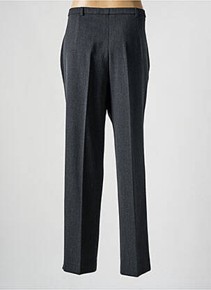 Pantalon drept talie cu cleme mărime normală gri FRANCE RIVOIRE femeie