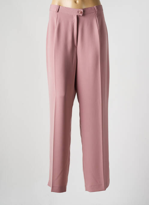 Pantalon drept roz SARAH B femeie