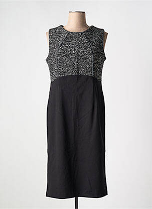 Rochie midi închidere cu fermoar la spate fără mâneci negru GRIFFON femme