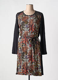 Rochie midi croială fluidă mâneci lungi negru GRIFFON femme