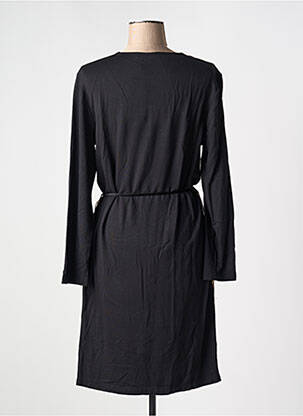 Rochie midi croială fluidă mâneci lungi negru GRIFFON femeie