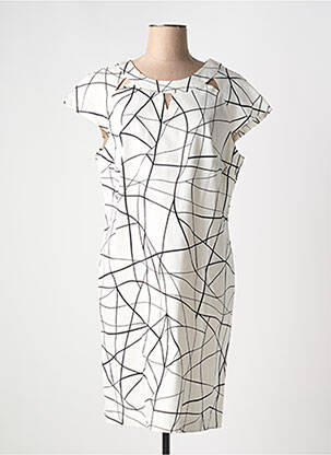 Rochie midi alb GRIFFON femeie