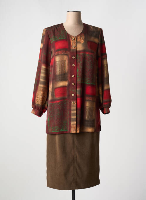 Set fustă maro FRANCE RIVOIRE femeie