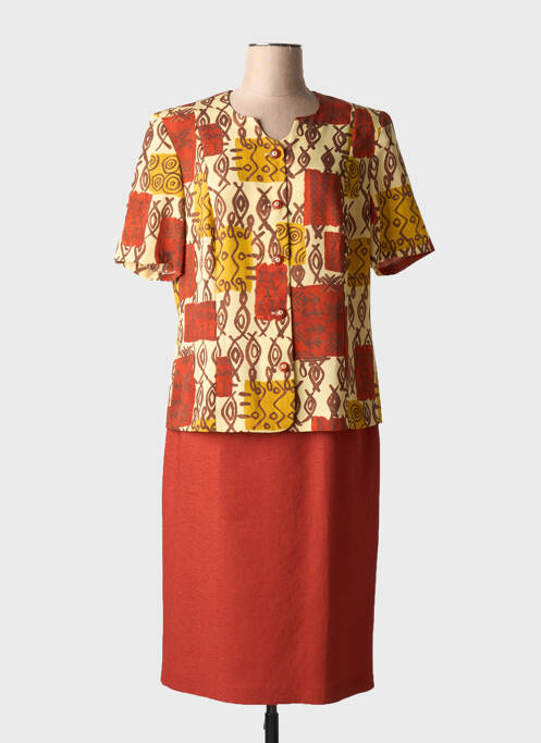 Set fustă portocaliu FRANCE RIVOIRE femeie