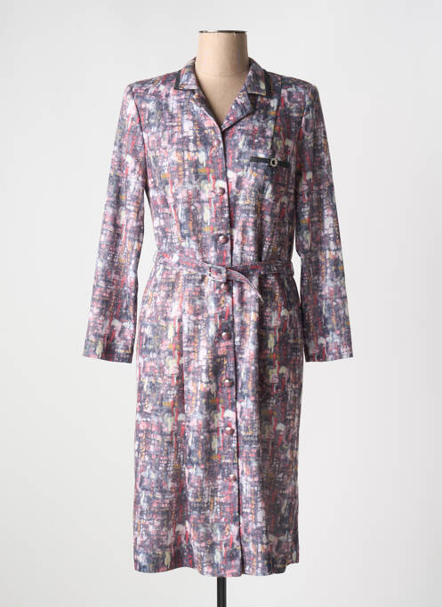 Rochie midi gri FRANCE RIVOIRE femeie