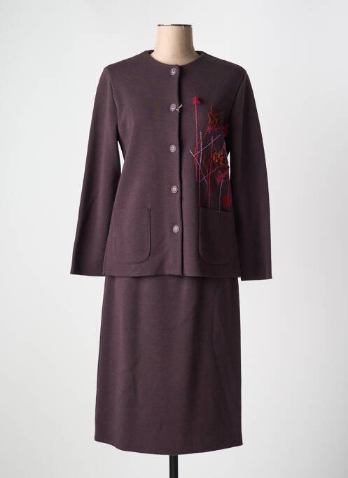 Set fustă violet FRANCE RIVOIRE femeie