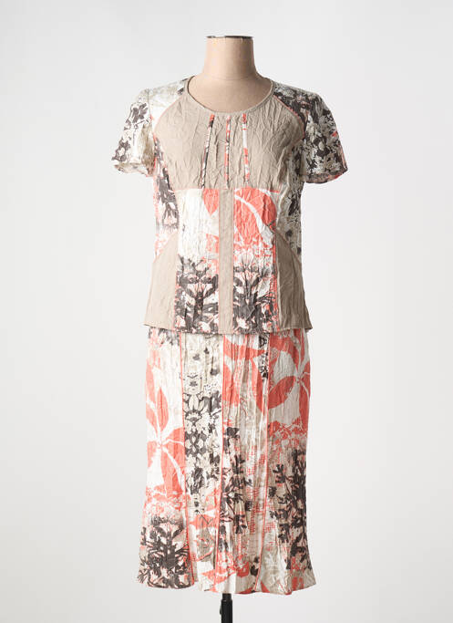 Set fustă bej FRANCE RIVOIRE femeie