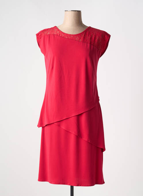 Rochie midi roșu FRANCE RIVOIRE femeie