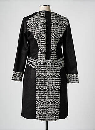 Rochie midi mâneci lungi mâneci lungi negru FRANCE RIVOIRE femeie