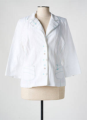 Sacou alb FRANCE RIVOIRE femeie