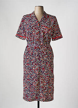 Rochie midi roșu FRANCE RIVOIRE femeie