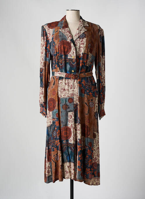 Rochie midi maro CHARLES GUITARD femeie