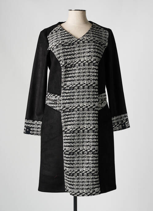 Rochie midi negru FRANCE RIVOIRE femeie