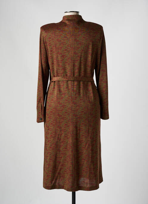 Rochie midi verde FRANCE RIVOIRE femeie