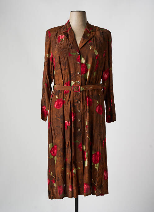 Rochie midi maro GUITARD femeie