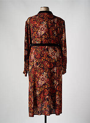Rochie lungă mâneci lungi mâneci lungi maro CHARLES GUITARD femeie