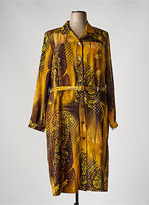 Rochie lungă galben FRANCE RIVOIRE femeie