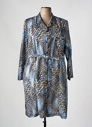 Rochie midi albastru FRANCE RIVOIRE femeie