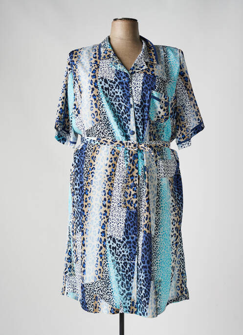 Rochie midi albastru FRANCE RIVOIRE femeie