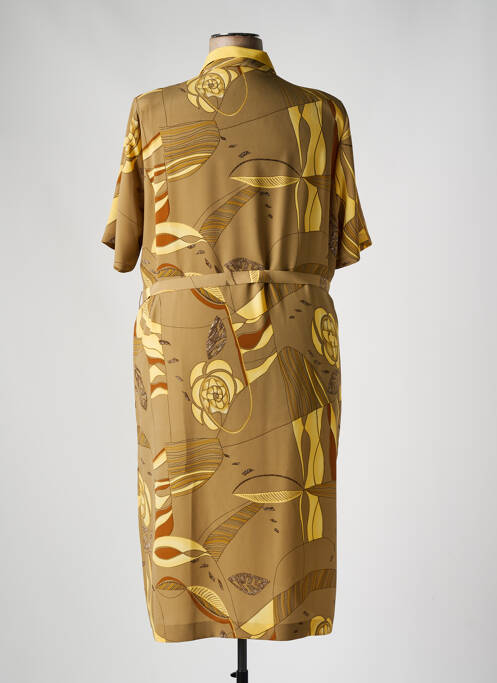 Rochie midi galben IMPULSION femeie