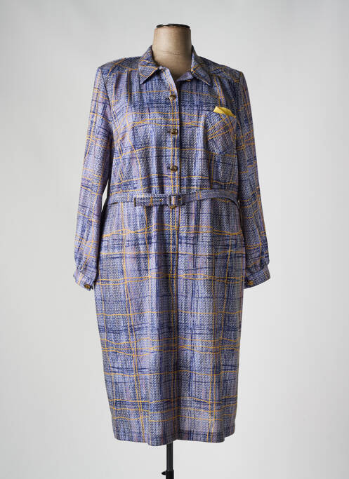 Rochie midi albastru FRANCE RIVOIRE femeie