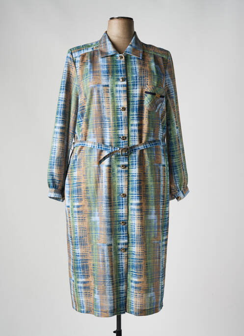 Rochie midi verde FRANCE RIVOIRE femeie