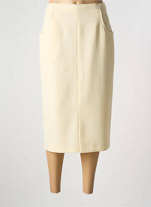Fustă midi bej FRANCE RIVOIRE femeie