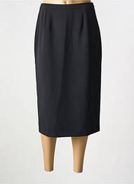 Fustă midi croială dreaptă negru FRANCE RIVOIRE femme