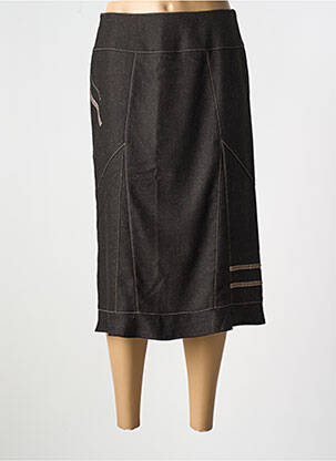 Fustă midi maro FRANCE RIVOIRE femeie