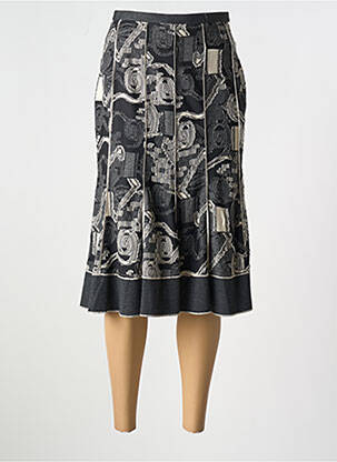 Fustă midi gri FRANCE RIVOIRE femeie